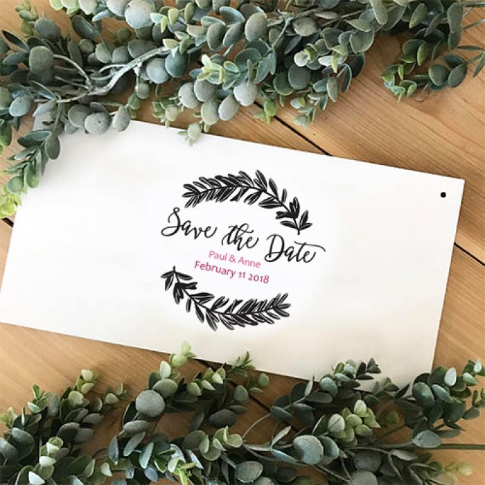 4x6 Inch Custom Save The Date Magnets 20 Mil Square Corners
